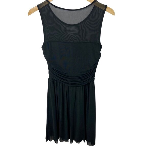 NWT Revolve Jack BB Dakota Black Marilla Tank Dress Size Small Mesh Minimal New - Picture 5 of 12